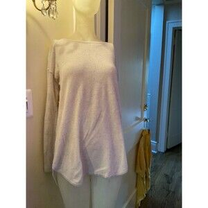 SAKS FIFTH AVENUE Sweater Womens 100% Cashmere Pullover Gray SP